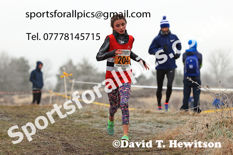 Girls under-13s 2025 Start Fitness NEHL, Wrekenton, Gateshead. Photo: David T. Hewitson/Sports for All Pics